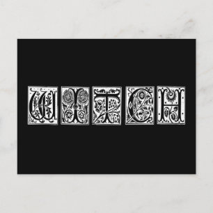 Carte Postale Sorcière blanche