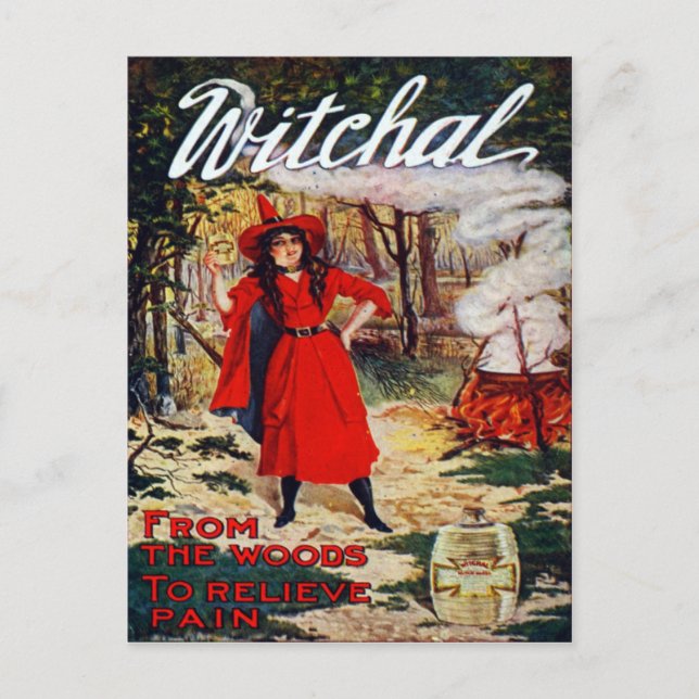 Carte Postale Sorcière de cuisine 1912 (Devant)