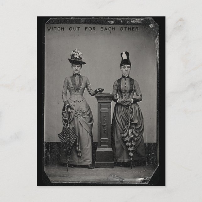 Carte Postale Sorcière L'Une Pour L'Autre (Devant)