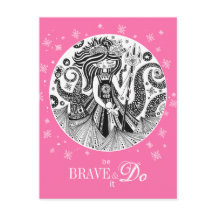 Sorcière marine en pain d'épices | Rose