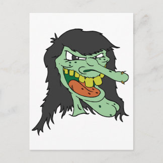 Carte Postale Sorcière moche