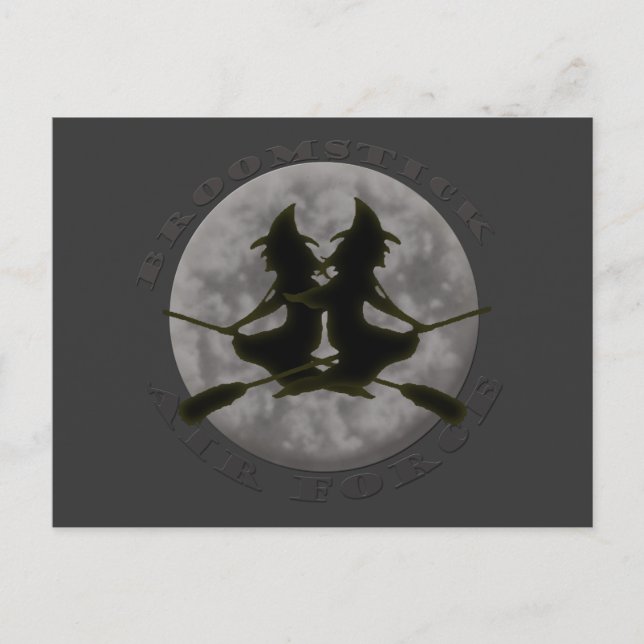 Carte postale Sorcières Halloween (Devant)