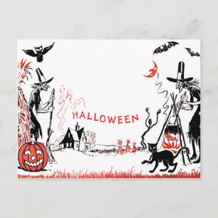 Carte postale Sorcières Halloween