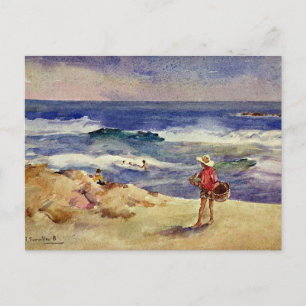 Carte Postale Sorolla - Garçon sur le sable