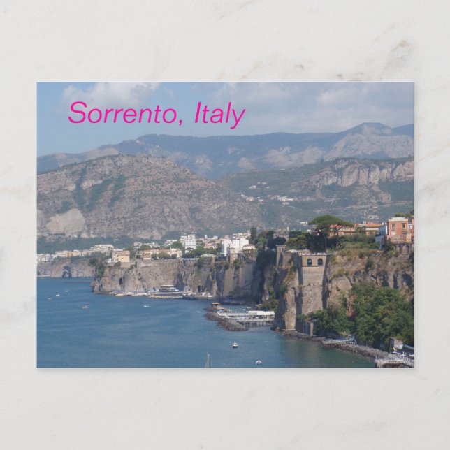 Carte postale Sorrento italie (Devant)