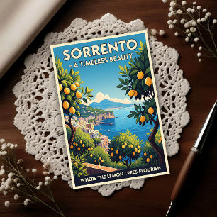 Carte Postale Sorrento, Italie : Un vintage des années 1960