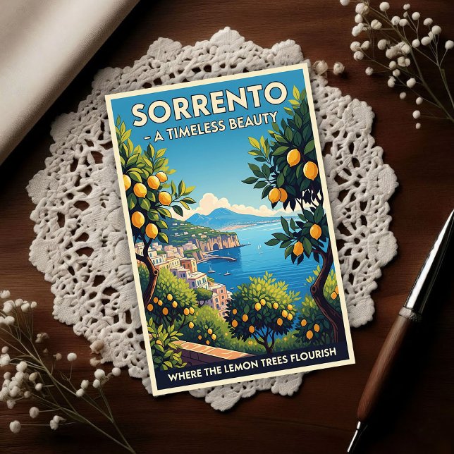 Carte Postale Sorrento, Italy: A Vintage 1960s  (Créateur téléchargé)