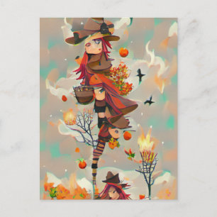 Carte postale Sortie Automne Abstraite