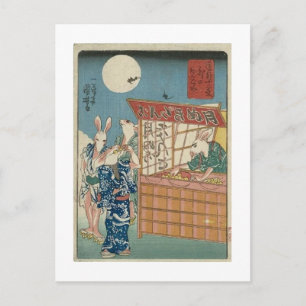 Carte Postale Sortie de lapin