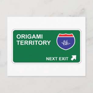 Carte Postale Sortie suivante Origami