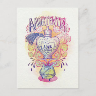 Carte Postale Sortilège Harry Potter Flacon de Potion d'Amour