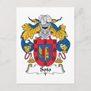 Carte Postale Soto Family Crest