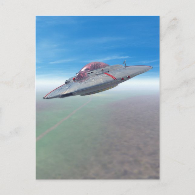 Carte postale Soucoupe volante (Devant)