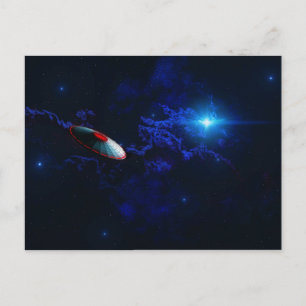 Carte Postale Soucoupe volante