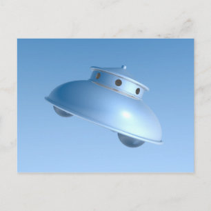 Carte Postale Soucoupe volante classique