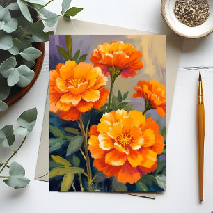 Carte Postale Soudeils dorés   Fleurs aquarelles Floral