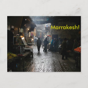 Carte Postale Souk de Marrakech au Maroc