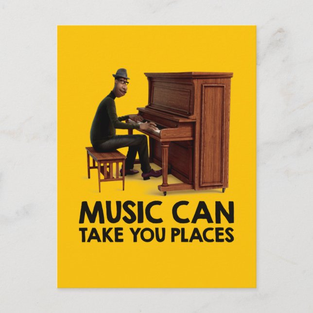 Carte Postale Soul | Joe - La musique peut vous emmener des endr (Devant)