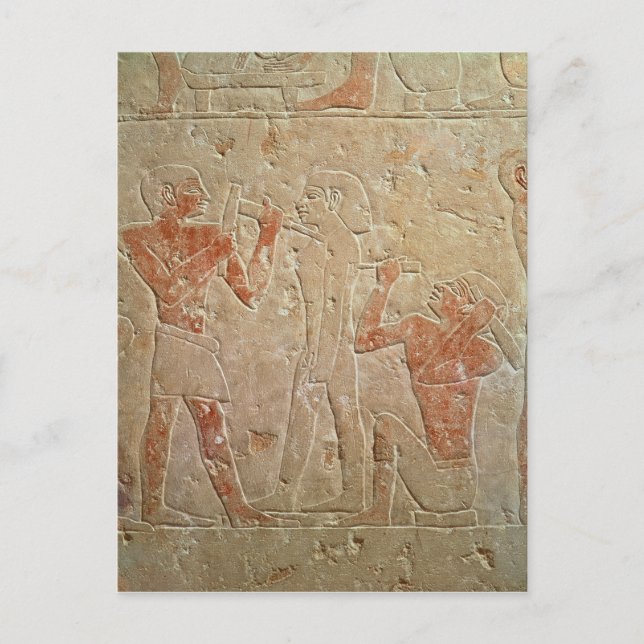 Carte Postale Soulagement représentant deux sculpteurs sculptant (Devant)