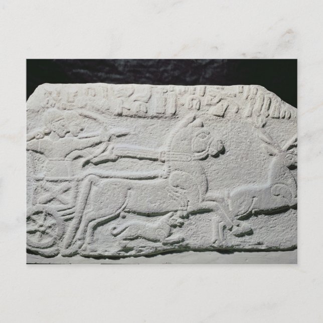 Carte Postale Soulagement représentant une chasse au cerf (Devant)
