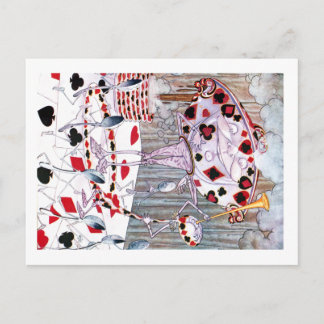 Carte Postale Soupe, belle soupe d'Alice au pays des merveilles