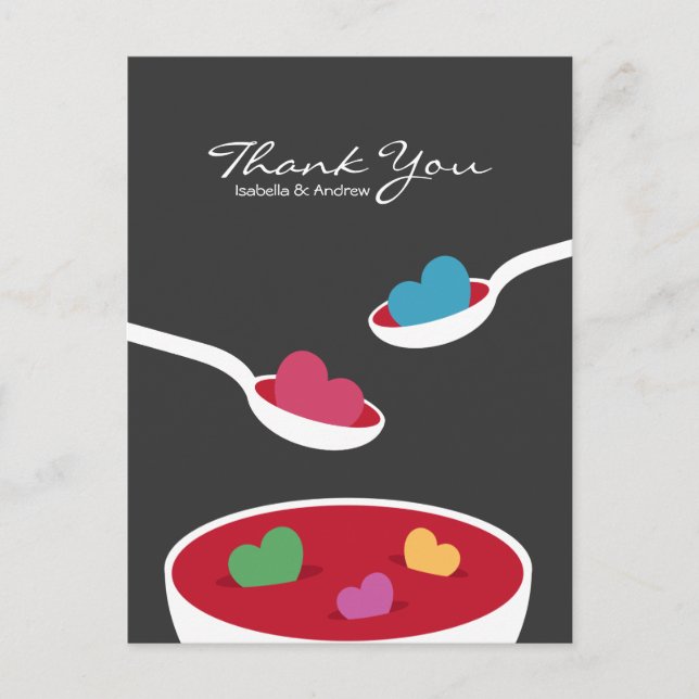 Carte Postale Soupe d'amour (Devant)