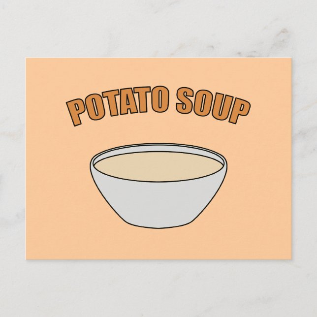 Carte Postale Soupe de pommes de terre (Devant)