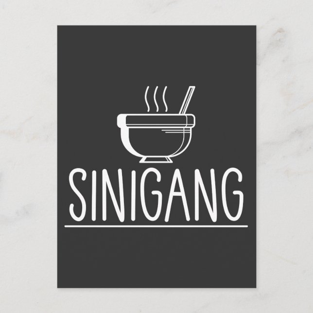 Carte Postale Soupe Sinigang Cuisine philippine Pinoy Philippine (Devant)