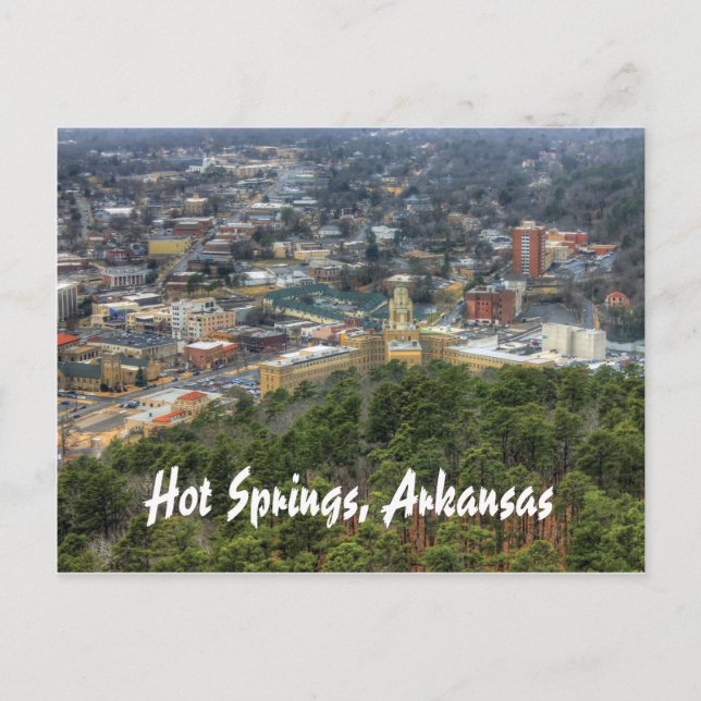 Carte Postale Sources d'eau chaude, Arkansas (Devant)
