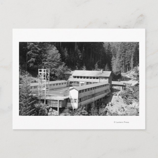 Carte Postale Sources d'eau chaude olympiques, WA Lodge Voir la  (Devant)
