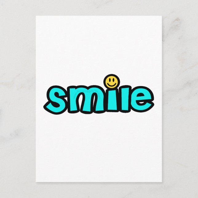 CARTE POSTALE SOURIRE (Devant)
