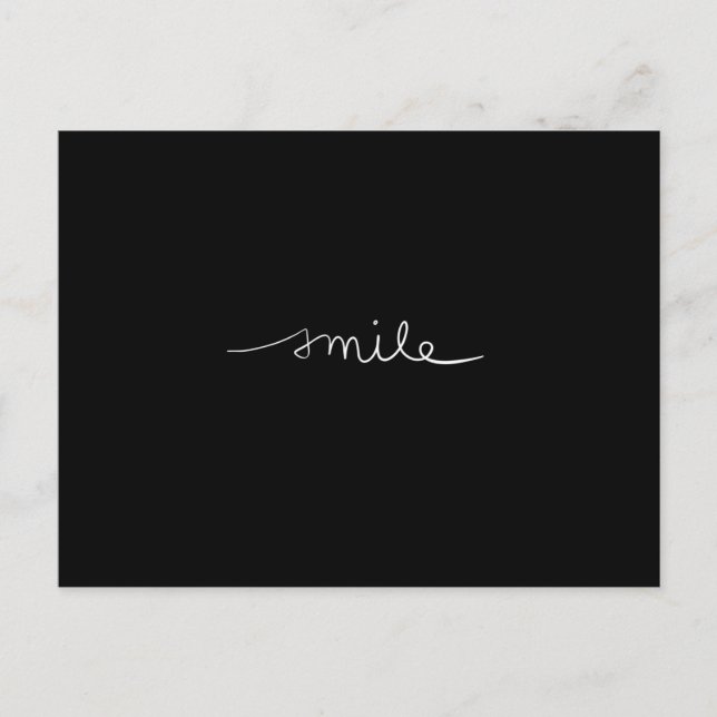 Carte Postale Sourire (Devant)
