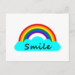 Carte Postale Sourire - Arc-en-ciel LGBT