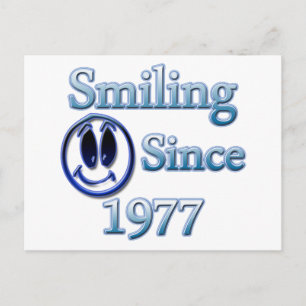 Carte Postale Sourire depuis 1977