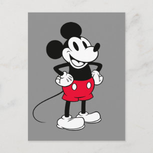 Carte Postale Souris classique Mickey Une Véritable Origine