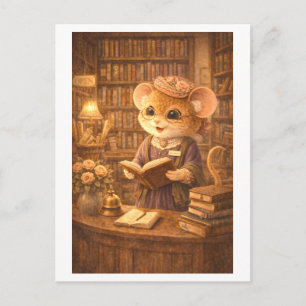 Carte Postale Souris de carrière en tant que propriétaire de lib