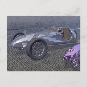 Carte Postale Souris de course