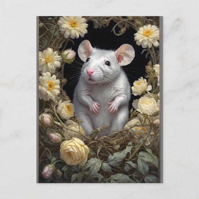 Carte Postale souris mignon (Devant)