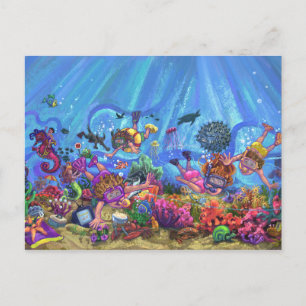 Carte Postale Sous la mer