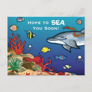 Carte Postale Sous la mer - Vie océanique