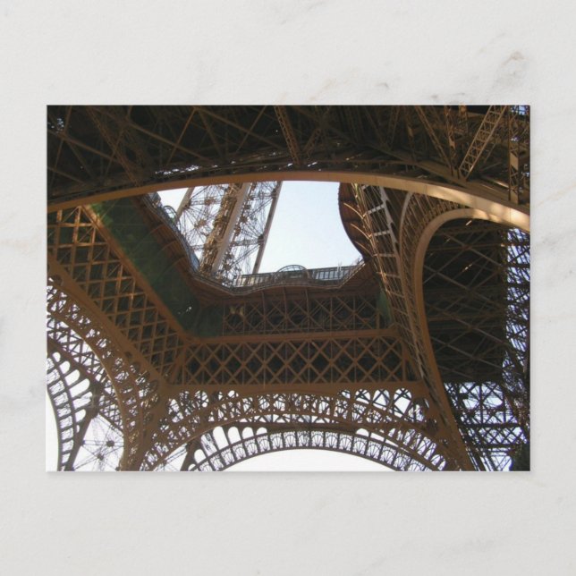 Carte Postale Sous la tour (Devant)