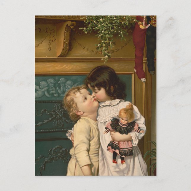 Carte Postale Sous le Mistletoe | Knapp & Co. (Devant)