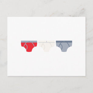 Carte Postale Sous-vêtements