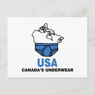 Carte Postale Sous-vêtements canadiens