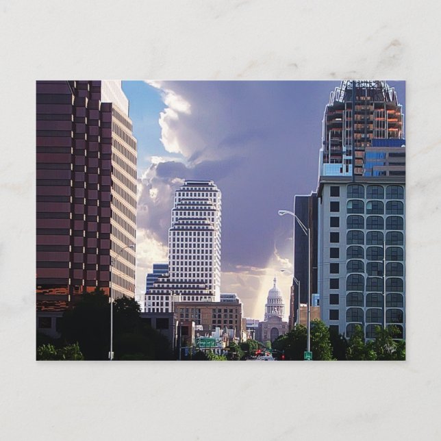 Carte Postale South Congress Ave Downtown, Austin, TX (Devant)