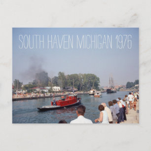 Carte Postale South Haven Michigan Tugboat 1976