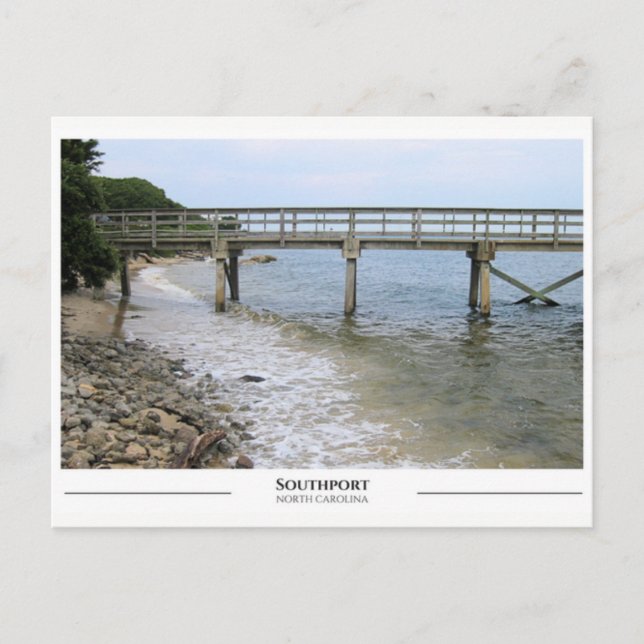 Carte Postale Southport Caroline du Nord (Devant)
