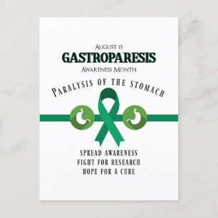 Carte postale Soutien à la gastroparèse