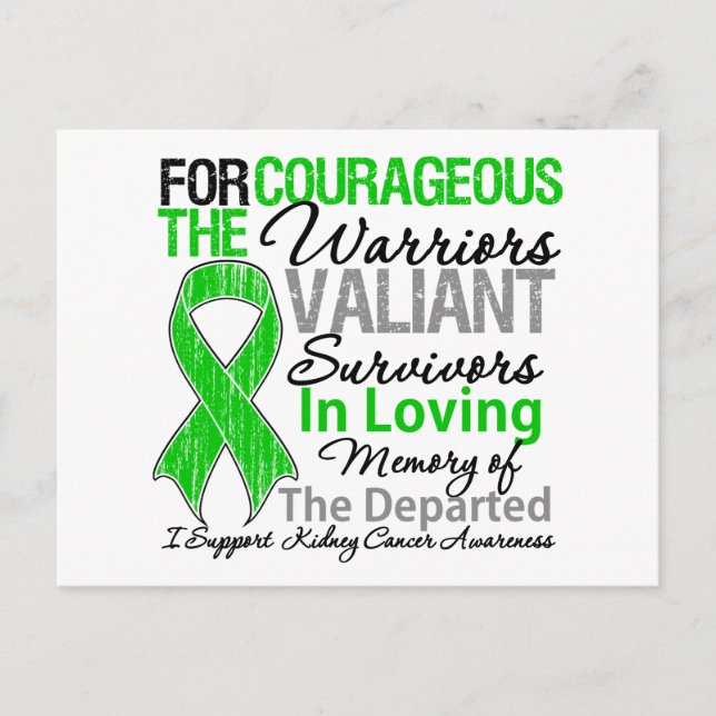 Carte Postale Soutien des hommages Sensibilisation au cancer du  (Devant)