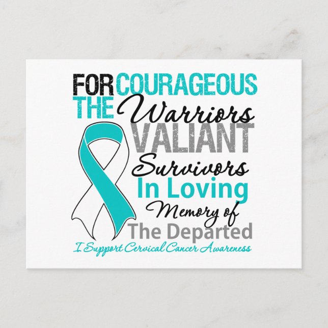 Carte Postale Soutien des hommages Sensibilisation au cancer du  (Devant)